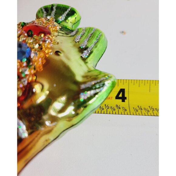 Vintage Figural Mercury Glass Christmas Tree Ornament Corral Reef Exotic Fish - Picture 8 of 8